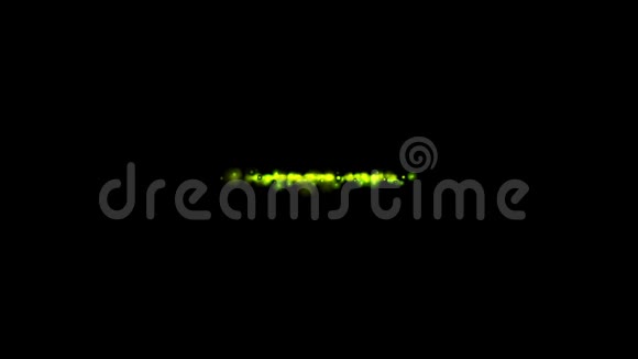 绿色抽象发光效果视频动画视频的预览图