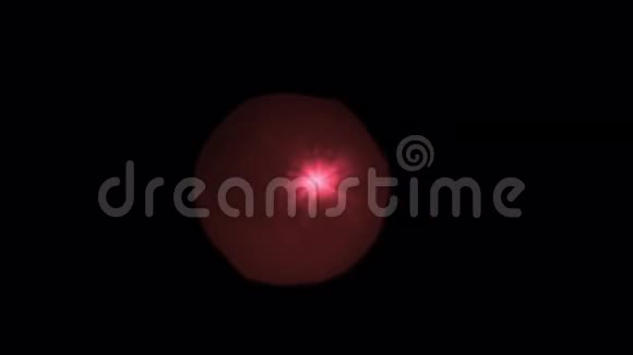 红光圆点粒子发光光线烟花背景视频的预览图