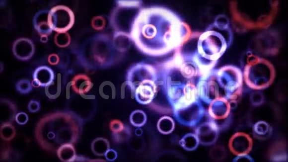 紫色离焦圆圈视频的预览图