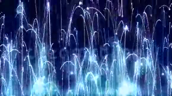 数字喷泉2循环背景视频的预览图