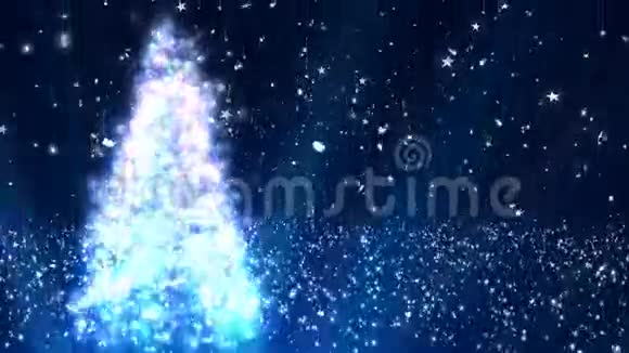 抽象圣诞树1循环背景视频的预览图