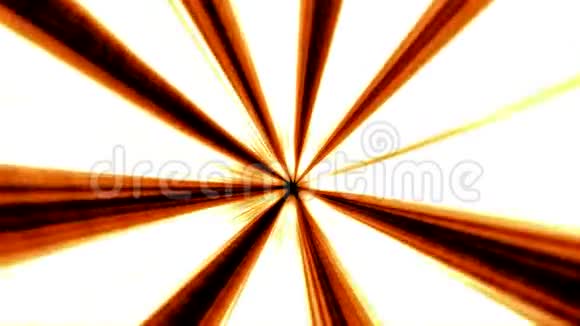 橙色照明三维隧道运动背景视频的预览图