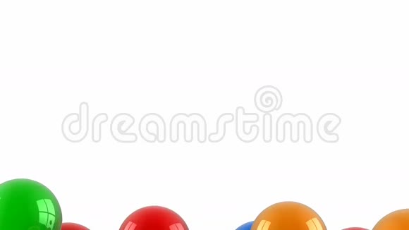 彩色气球飞起来视频的预览图