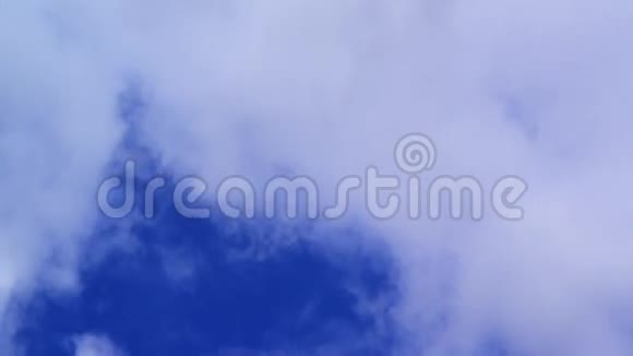 蓝天白云的时间流逝片段视频的预览图