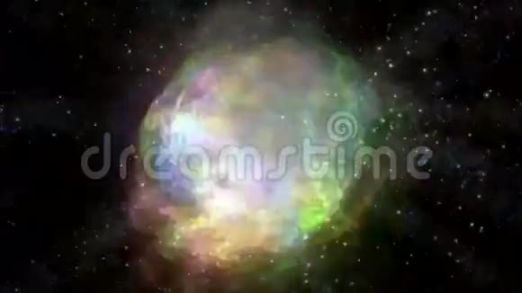 抽象能量粒子烟花烟雾背景爆炸粒子视频的预览图