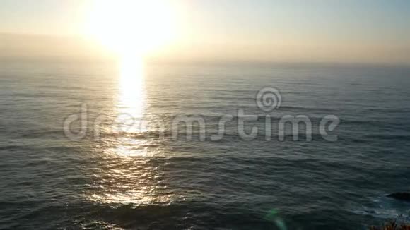 海洋景观日落视频的预览图
