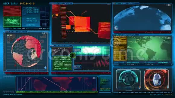 技术接口计算机数据屏幕GUI视频的预览图