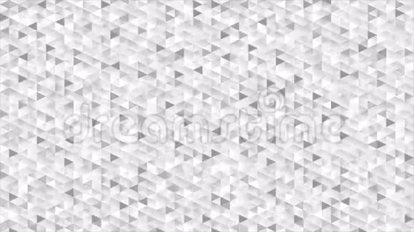 灰色闪光三角形马赛克技术视频动画视频的预览图
