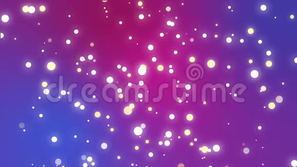 在蓝粉色渐变背景上带有火花粒子的圣诞背景视频的预览图