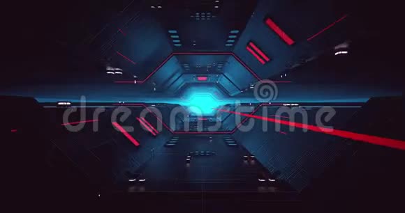 4空间隧道的K科幻动画视频的预览图