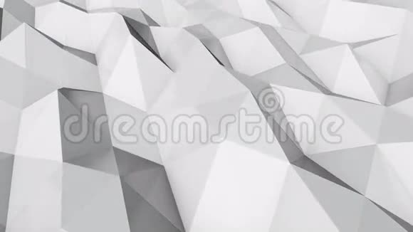 无缝循环三维渲染背景折纸视频的预览图
