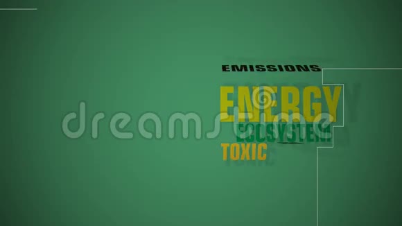 环境文字动画4k视频的预览图
