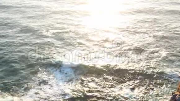 海洋景观日落视频的预览图
