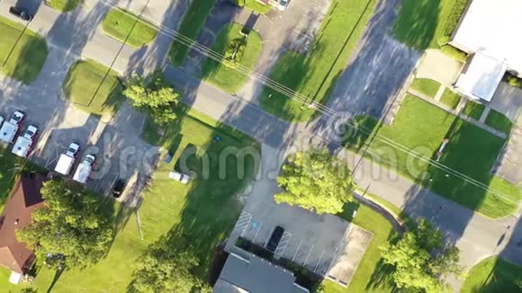 郊区美国景观空中景观视频的预览图