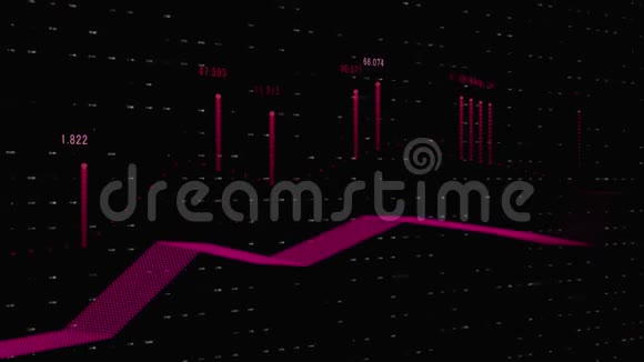 动态显示成功和损失的商业信息图表动画视频的预览图