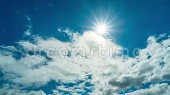 太阳和云时间流逝视频的预览图