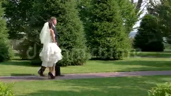 在公园里结婚视频的预览图