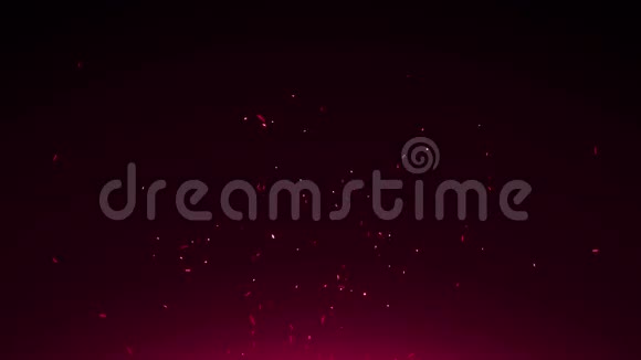 抽象的红色粒子视频的预览图