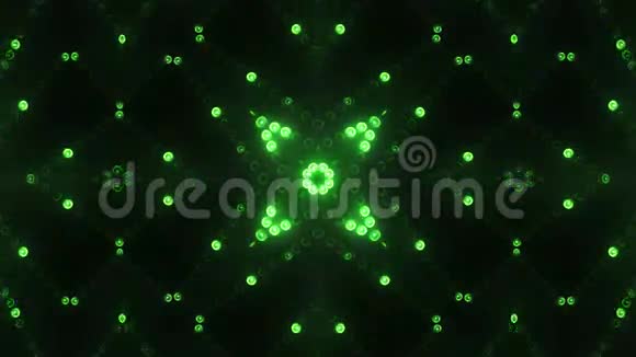 绿色圆圈领导动画VJ背景视频的预览图
