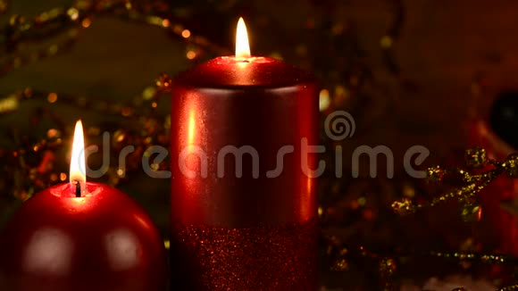 圣诞蜡烛视频的预览图