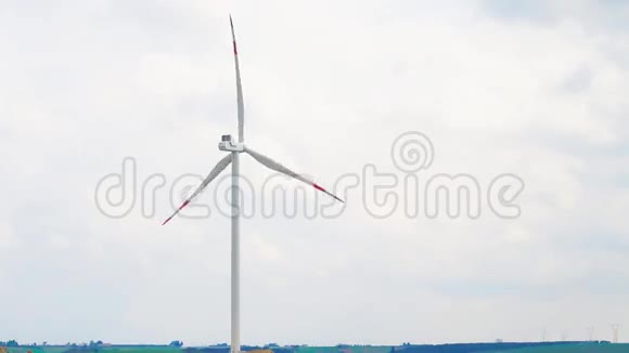 风能涡轮机可再生能源视频的预览图