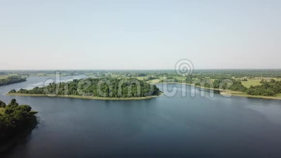 美丽的奥斯托芬斯克湖景观视频的预览图
