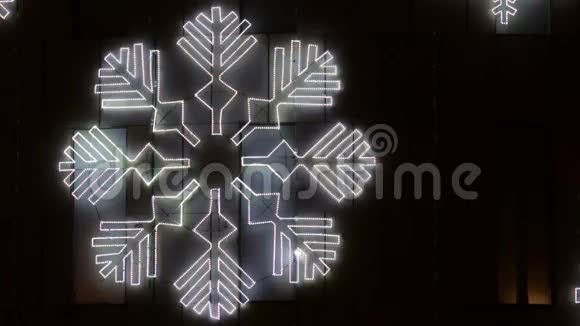 圣诞节标志LED灯05视频的预览图