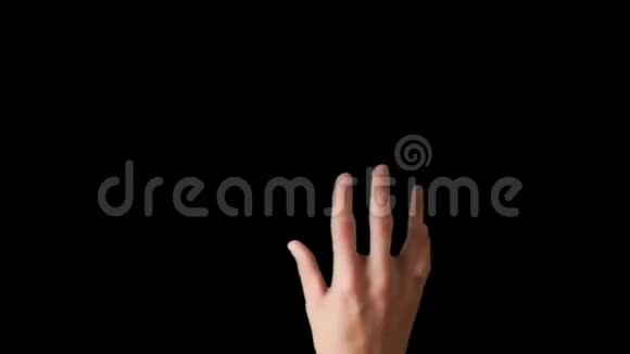 用手触摸屏幕手指手势视频的预览图