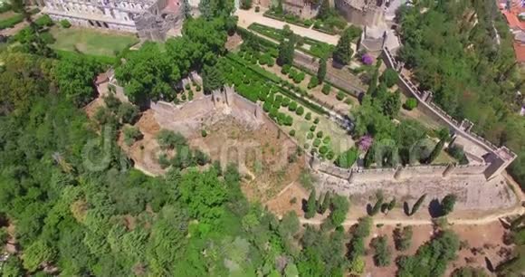 葡萄牙托玛基督修道院的空中景观视频的预览图
