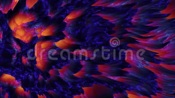 抽象的彩色熔岩岩浆背景暗物质视频的预览图