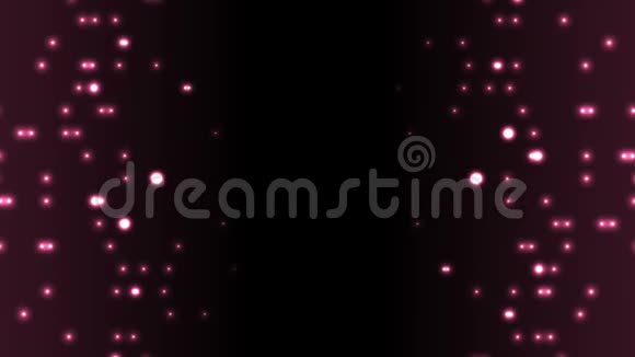 暗紫色抽象发光圆灯视频动画视频的预览图