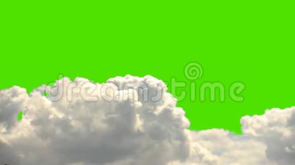 绿幕背景下真实的云时变视频的预览图
