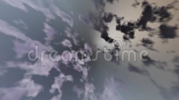 天空抽象灰色和紫色背景视频的预览图