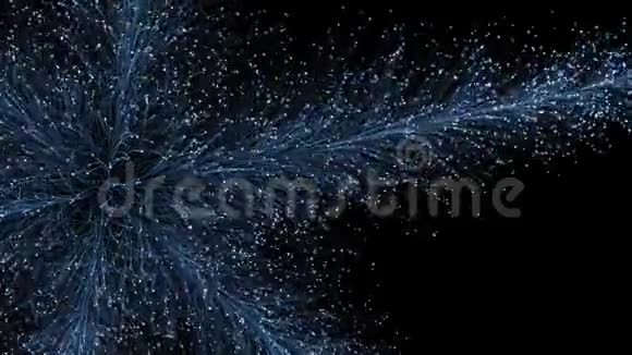 浮动粒子抽象动画4k视频视频的预览图