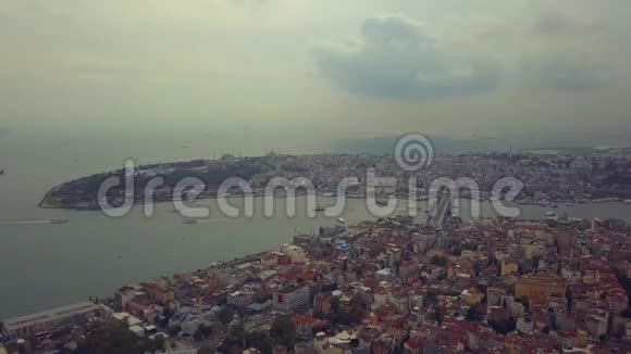 伊斯塔布尔土耳其天桥视频的预览图
