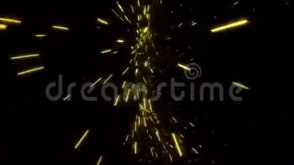 在摄像机循环中飞行的火花视频的预览图