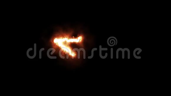 星星在火焰中点燃燃烧视频的预览图