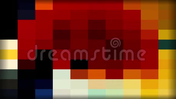 多色移动和变色的方形背景视频的预览图