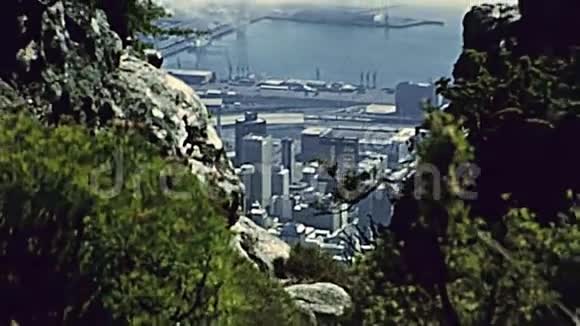 开普敦桌山鸟瞰图视频的预览图