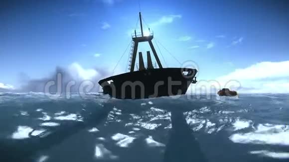 一辆油罐车的录像深海救援视频视频的预览图