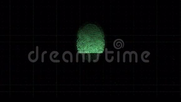 4k唯一指纹身份密码扫描背景视频的预览图