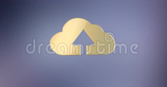 云上传金3D图标视频的预览图