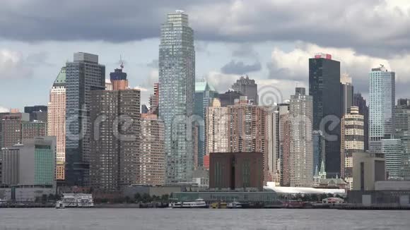 沿海城市城市地区建筑物视频的预览图