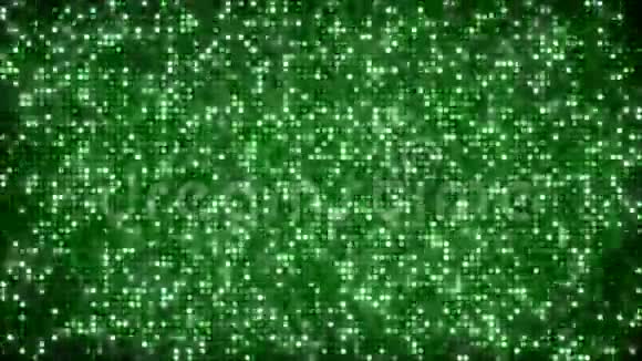 绿色闪光点可循环背景4k4096x2304视频的预览图