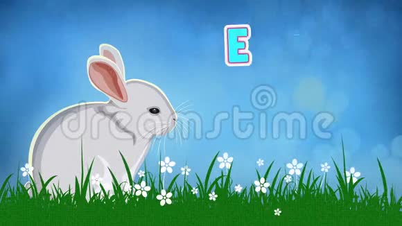 复活节问候兔子特维奇循环视频的预览图