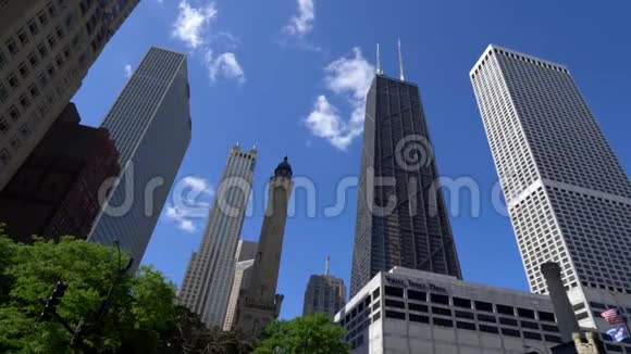 芝加哥市中心的高层建筑视频的预览图