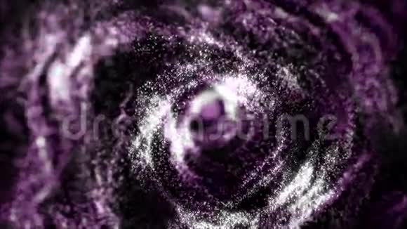 摘要博克紫色粒子隧道视频的预览图