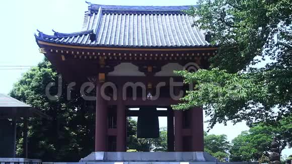东京宜家鸿蒙寺传统寺庙视频的预览图