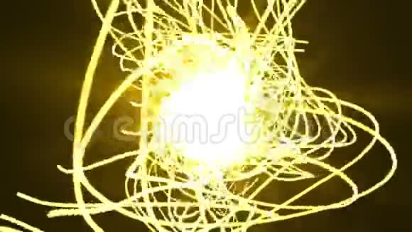 抽象的运动背景闪亮的灯光能循环的能量视频的预览图
