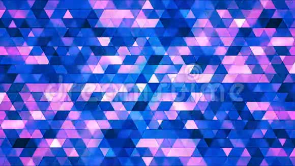 广播闪烁多边形高科技三角形01视频的预览图